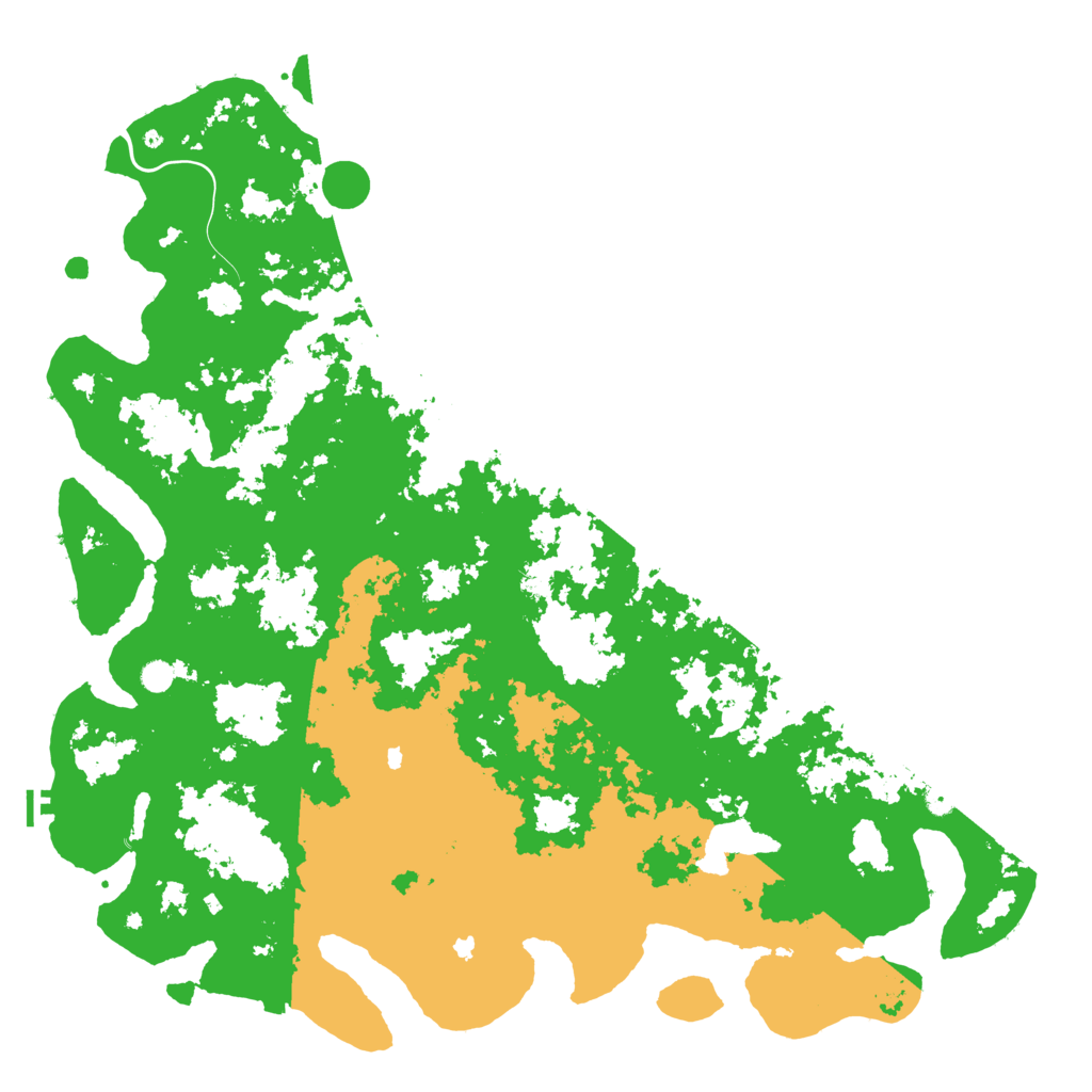 Biome Rust Map: Procedural Map, Size: 6000, Seed: 667589085