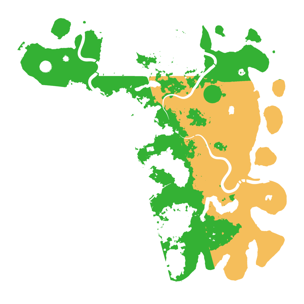 Biome Rust Map: Procedural Map, Size: 4500, Seed: 387218193