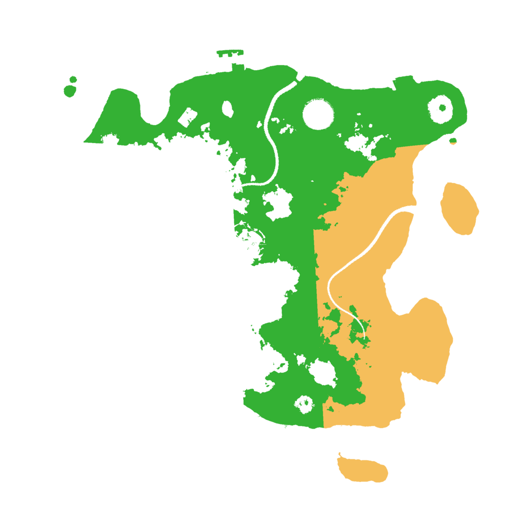 Biome Rust Map: Procedural Map, Size: 3000, Seed: 1374038450
