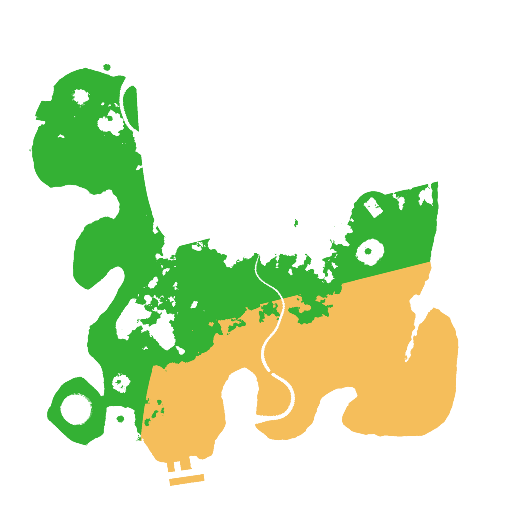 Biome Rust Map: Procedural Map, Size: 2925, Seed: 1