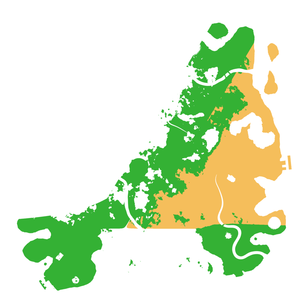 Biome Rust Map: Procedural Map, Size: 4400, Seed: 788328181