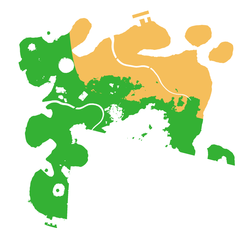 Biome Rust Map: Procedural Map, Size: 3000, Seed: 5806206