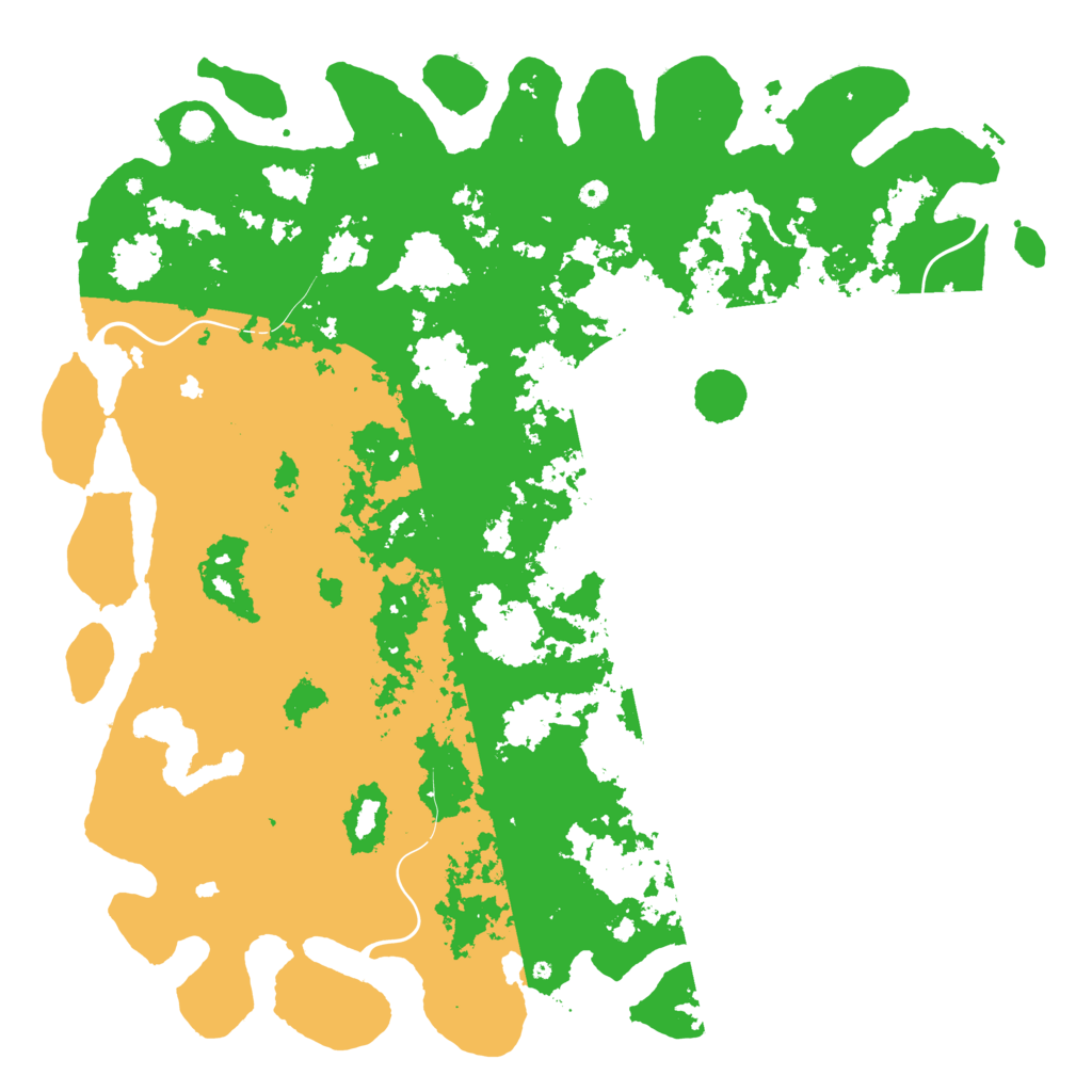 Biome Rust Map: Procedural Map, Size: 6000, Seed: 78039723