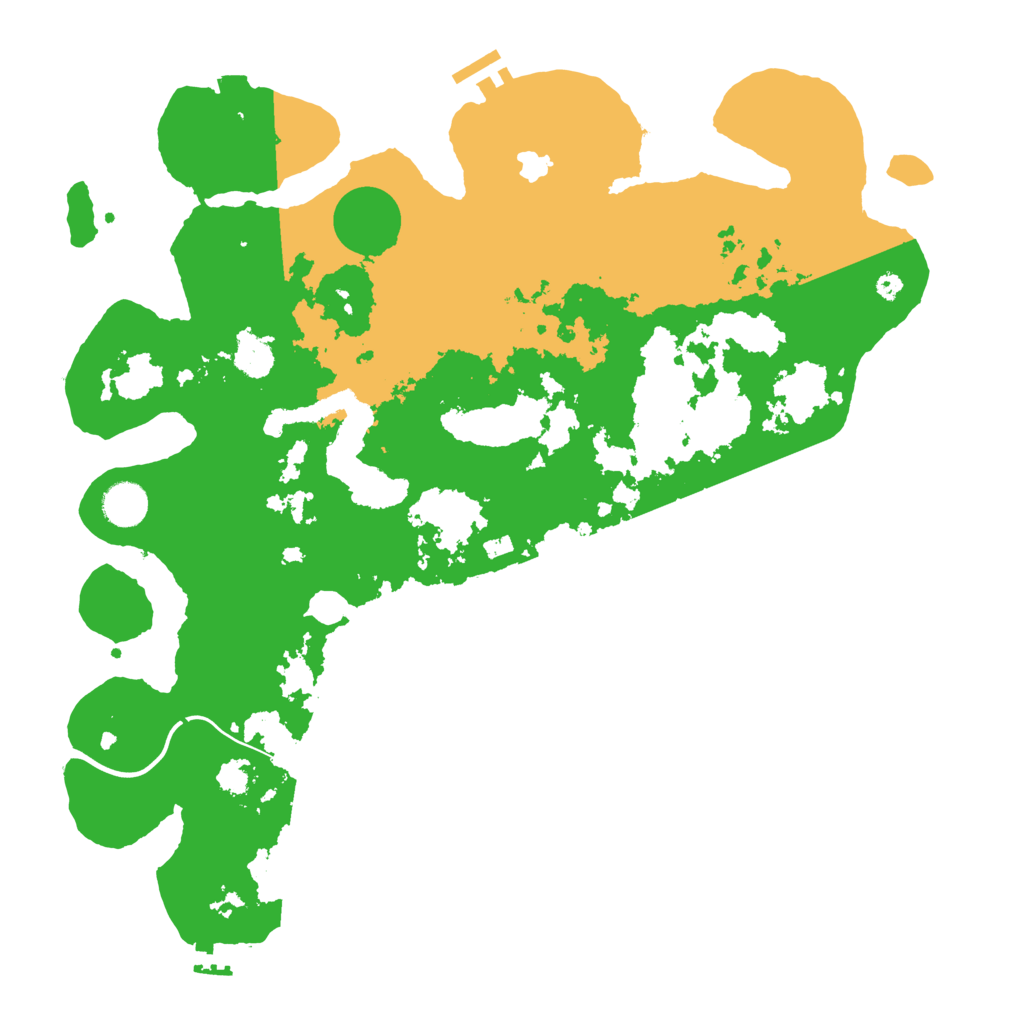 Biome Rust Map: Procedural Map, Size: 4000, Seed: 497990611