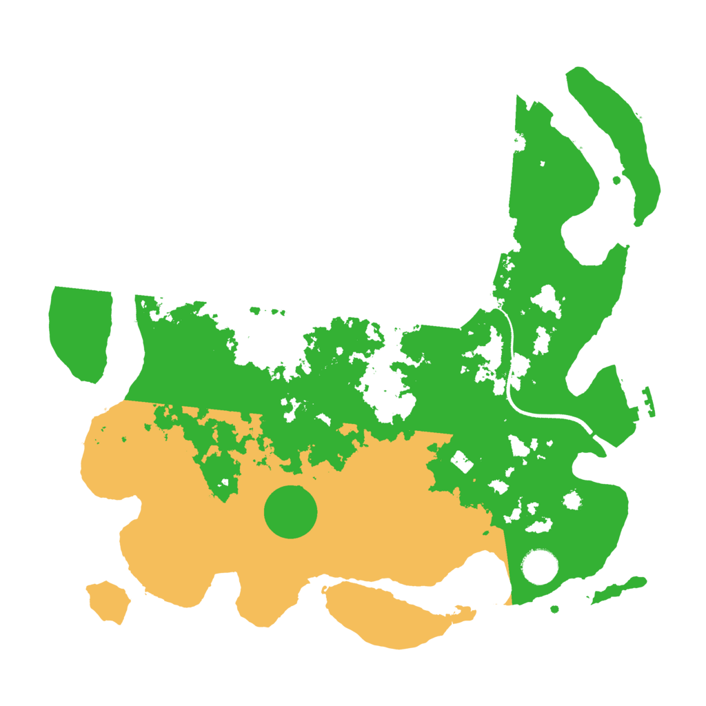 Biome Rust Map: Procedural Map, Size: 3500, Seed: 1347426977