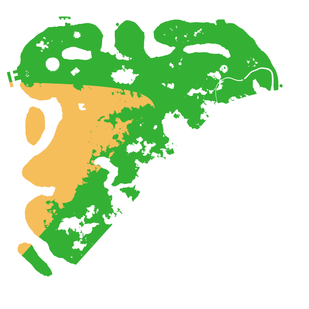 Biome Rust Map: Procedural Map, Size: 4000, Seed: 145374