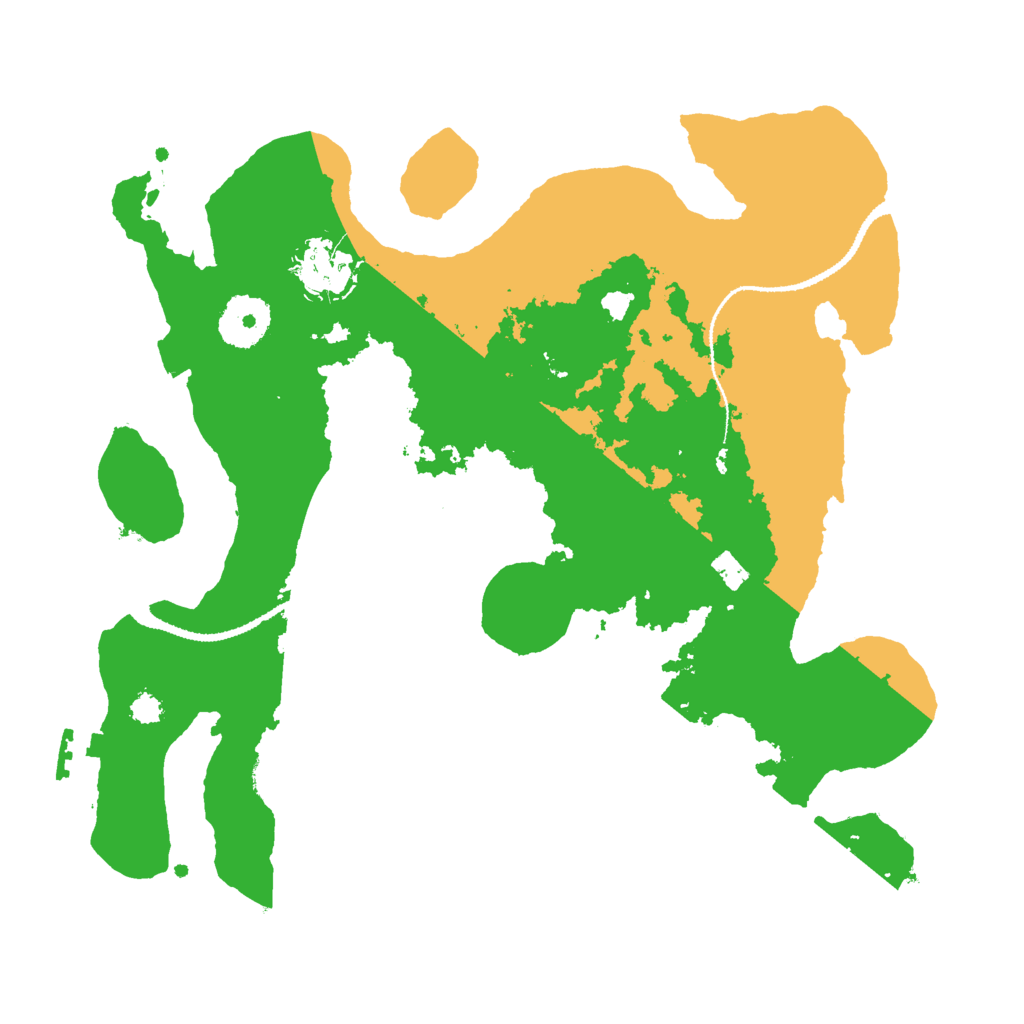 Biome Rust Map: Procedural Map, Size: 3000, Seed: 327416904