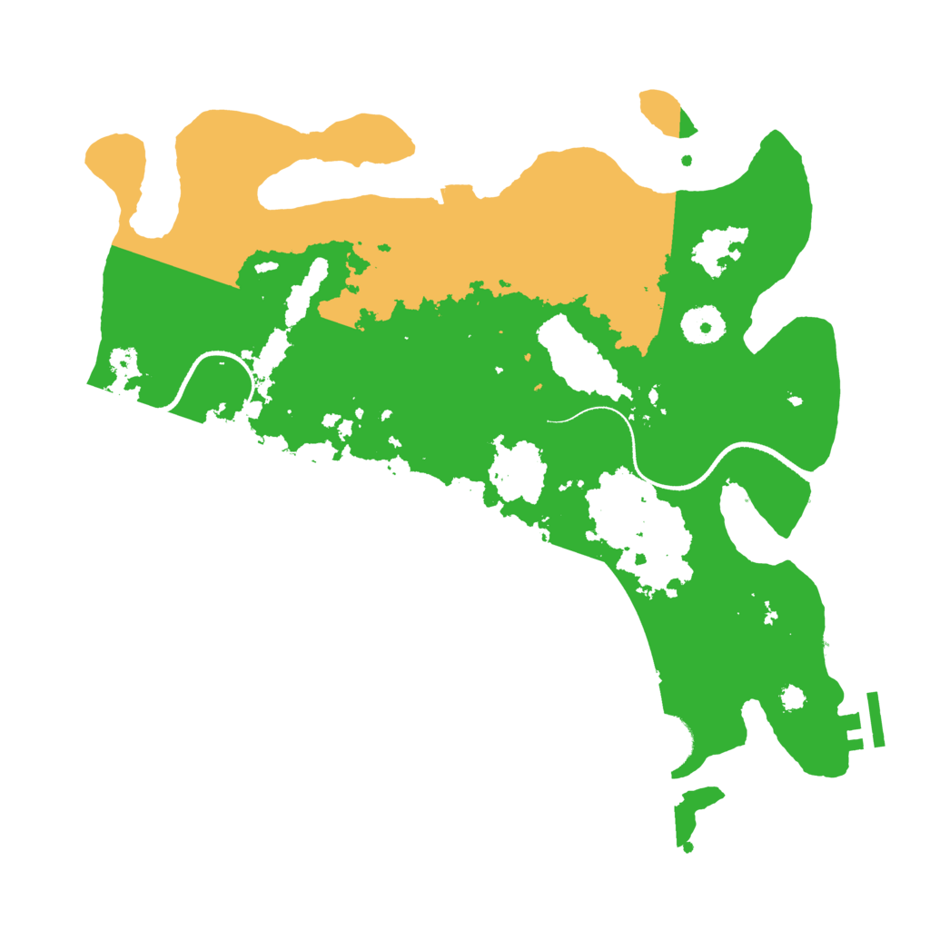 Biome Rust Map: Procedural Map, Size: 3400, Seed: 689777