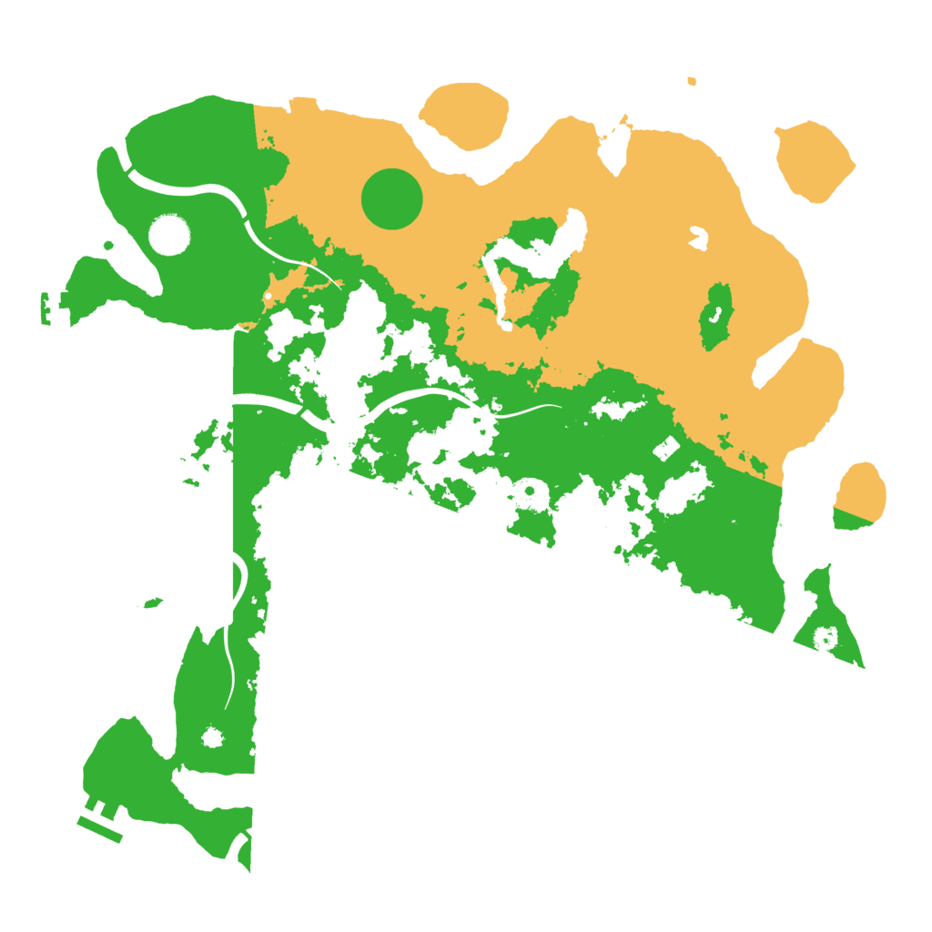 Biome Rust Map: Procedural Map, Size: 4000, Seed: 525851082