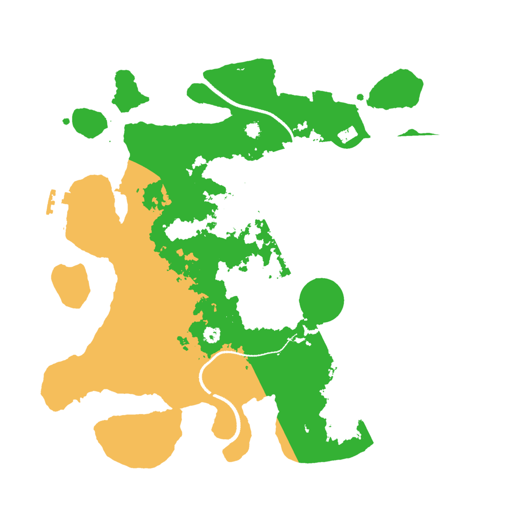 Biome Rust Map: Procedural Map, Size: 3000, Seed: 795393760