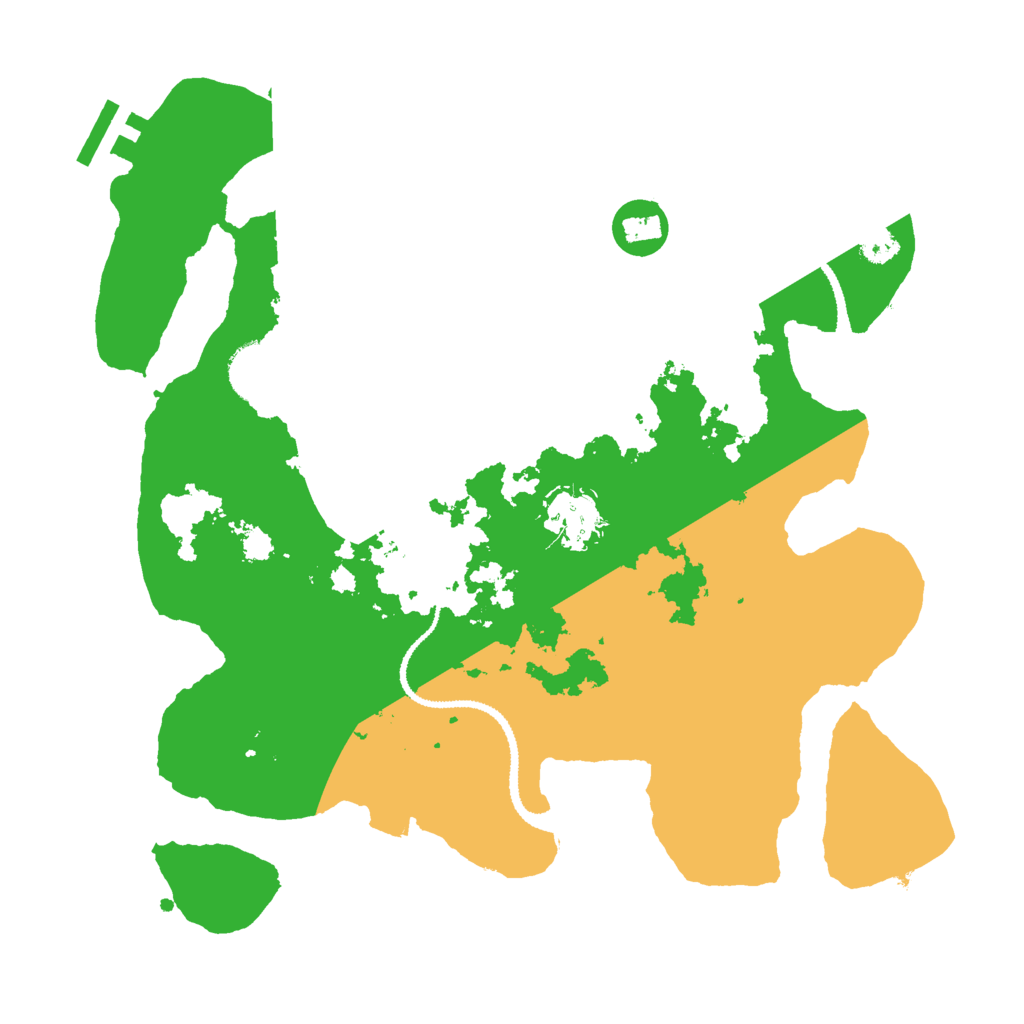 Biome Rust Map: Procedural Map, Size: 3000, Seed: 79147