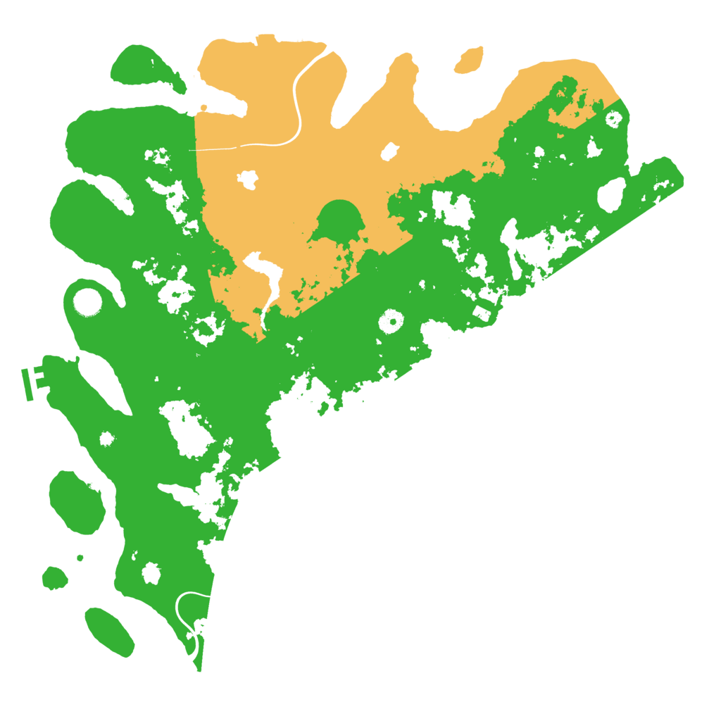 Biome Rust Map: Procedural Map, Size: 4500, Seed: 322882788