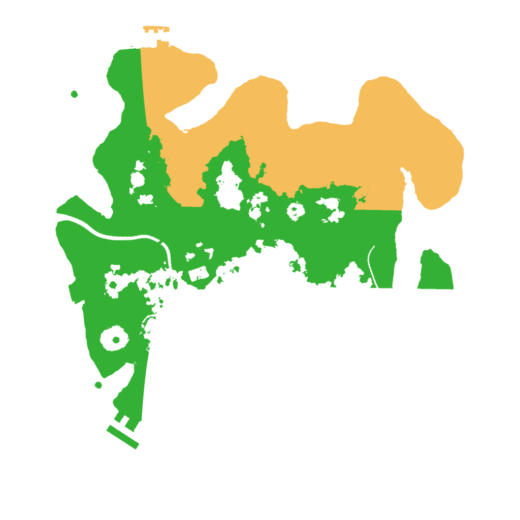 Biome Rust Map: Procedural Map, Size: 3000, Seed: 241632723