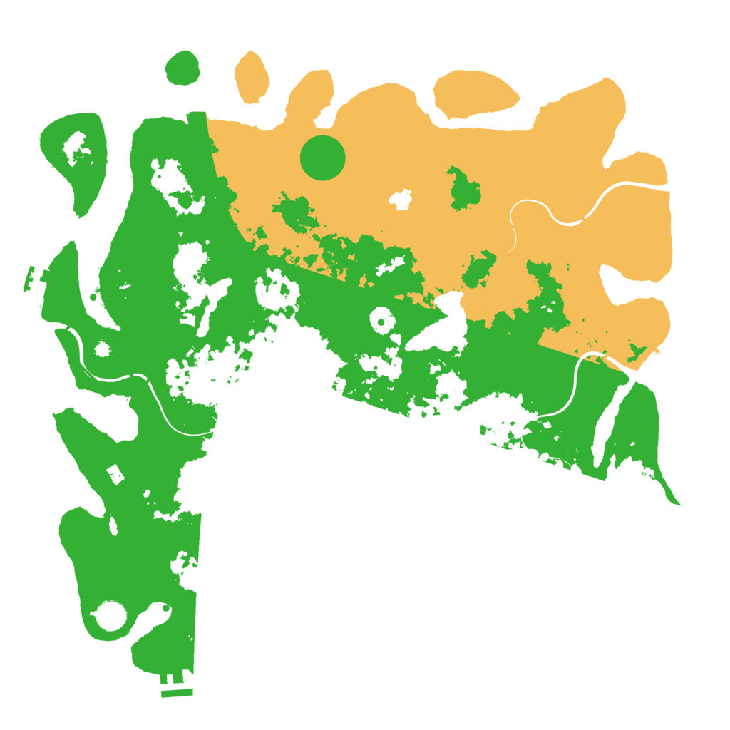 Biome Rust Map: Procedural Map, Size: 4250, Seed: 1352740101