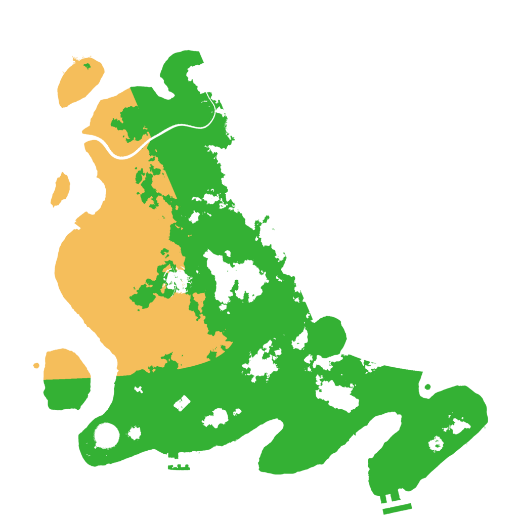 Biome Rust Map: Procedural Map, Size: 3600, Seed: 246385054