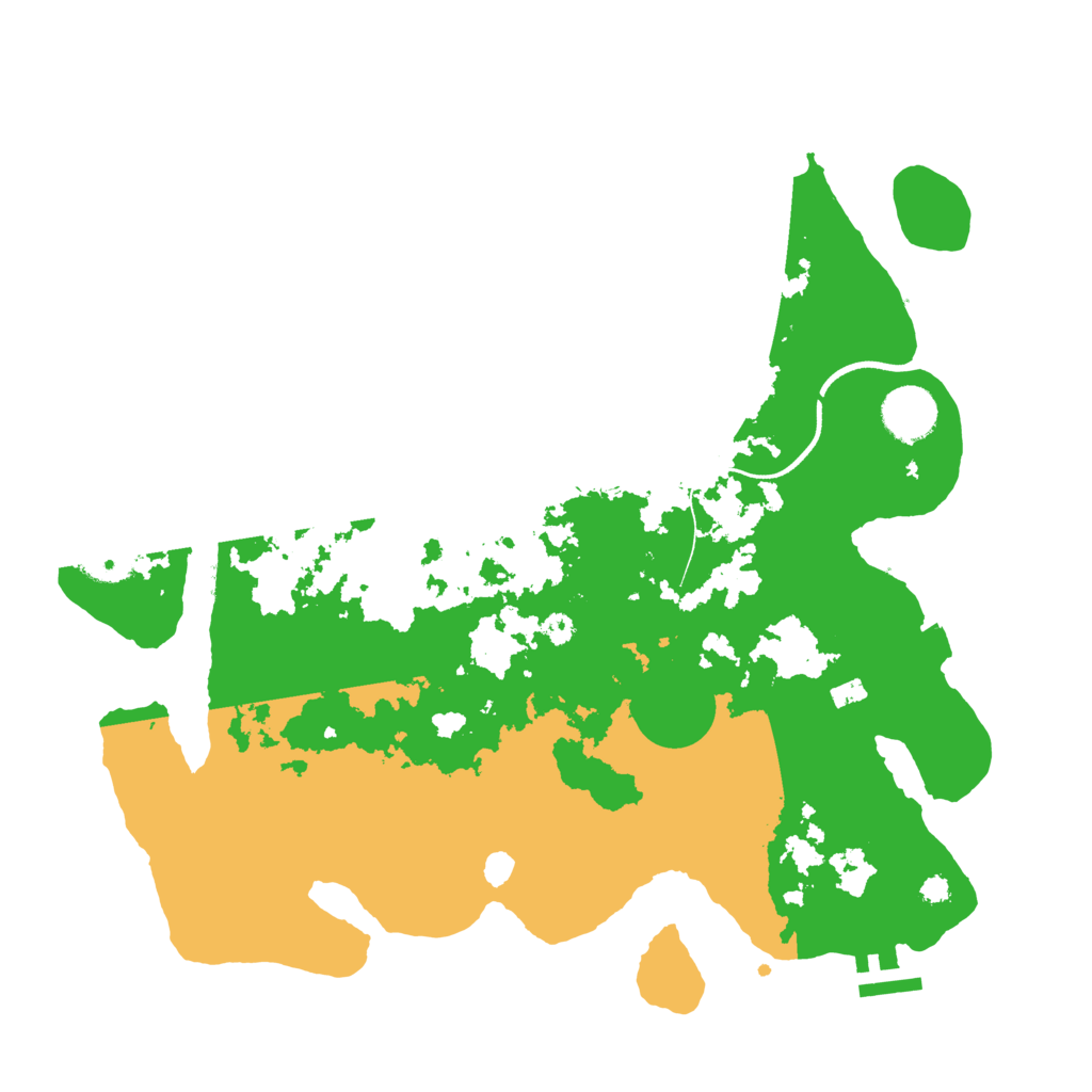Biome Rust Map: Procedural Map, Size: 3500, Seed: 1187275491