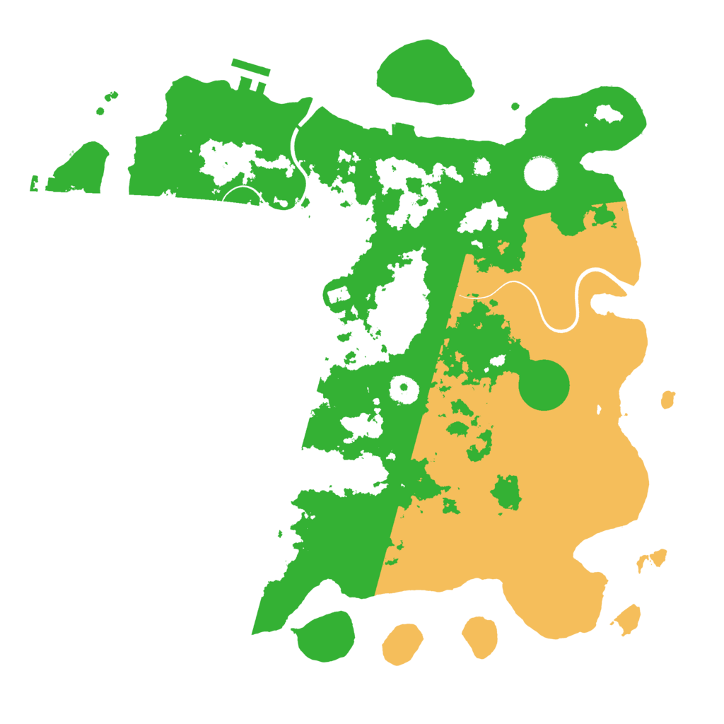 Biome Rust Map: Procedural Map, Size: 3750, Seed: 19805163