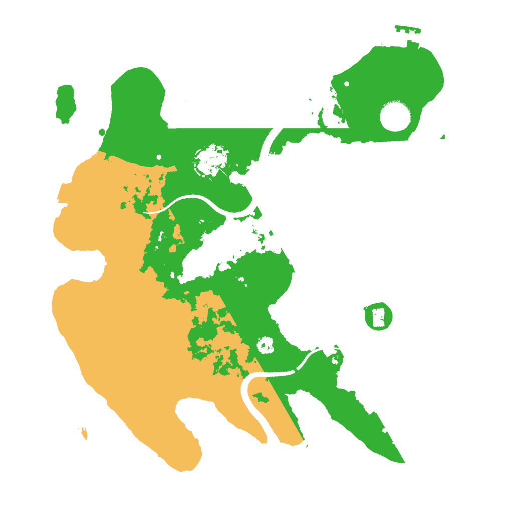 Biome Rust Map: Procedural Map, Size: 3000, Seed: 2136955224