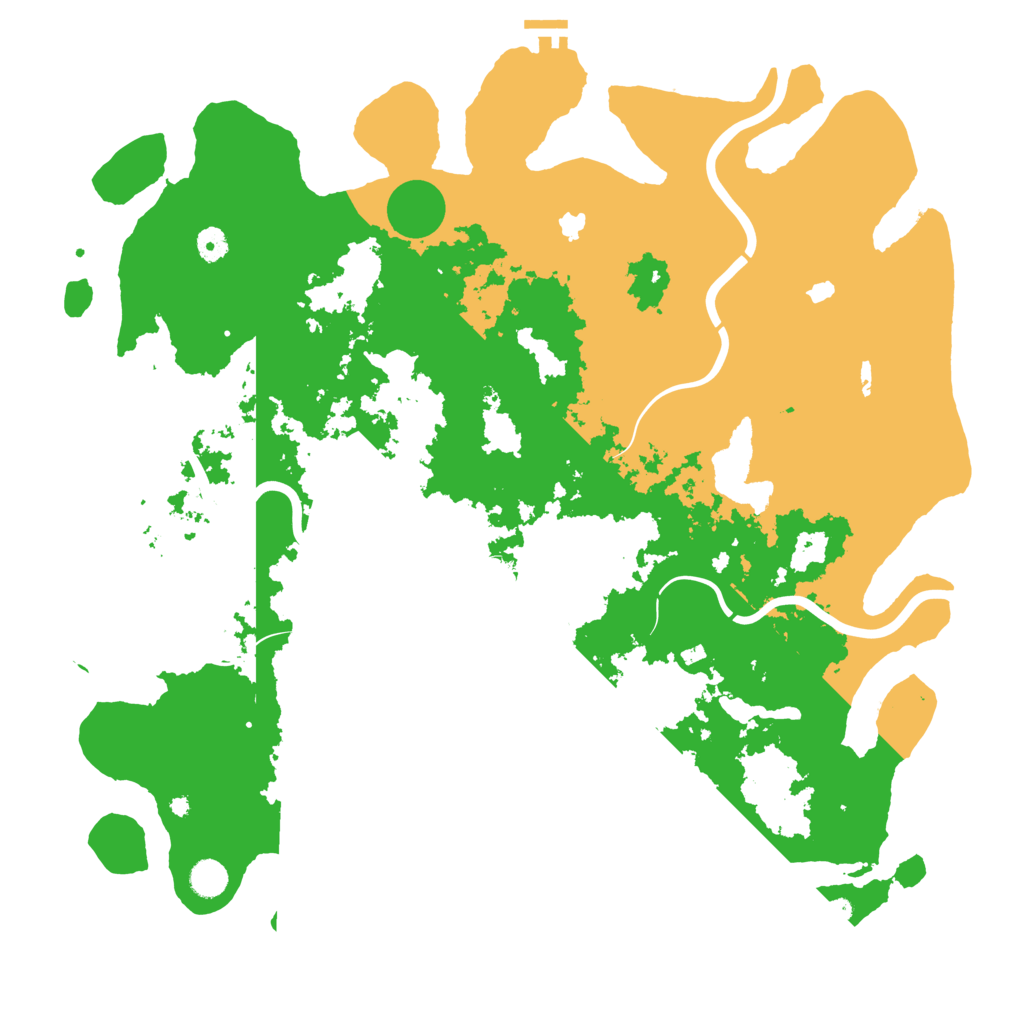 Biome Rust Map: Procedural Map, Size: 4750, Seed: 540712610
