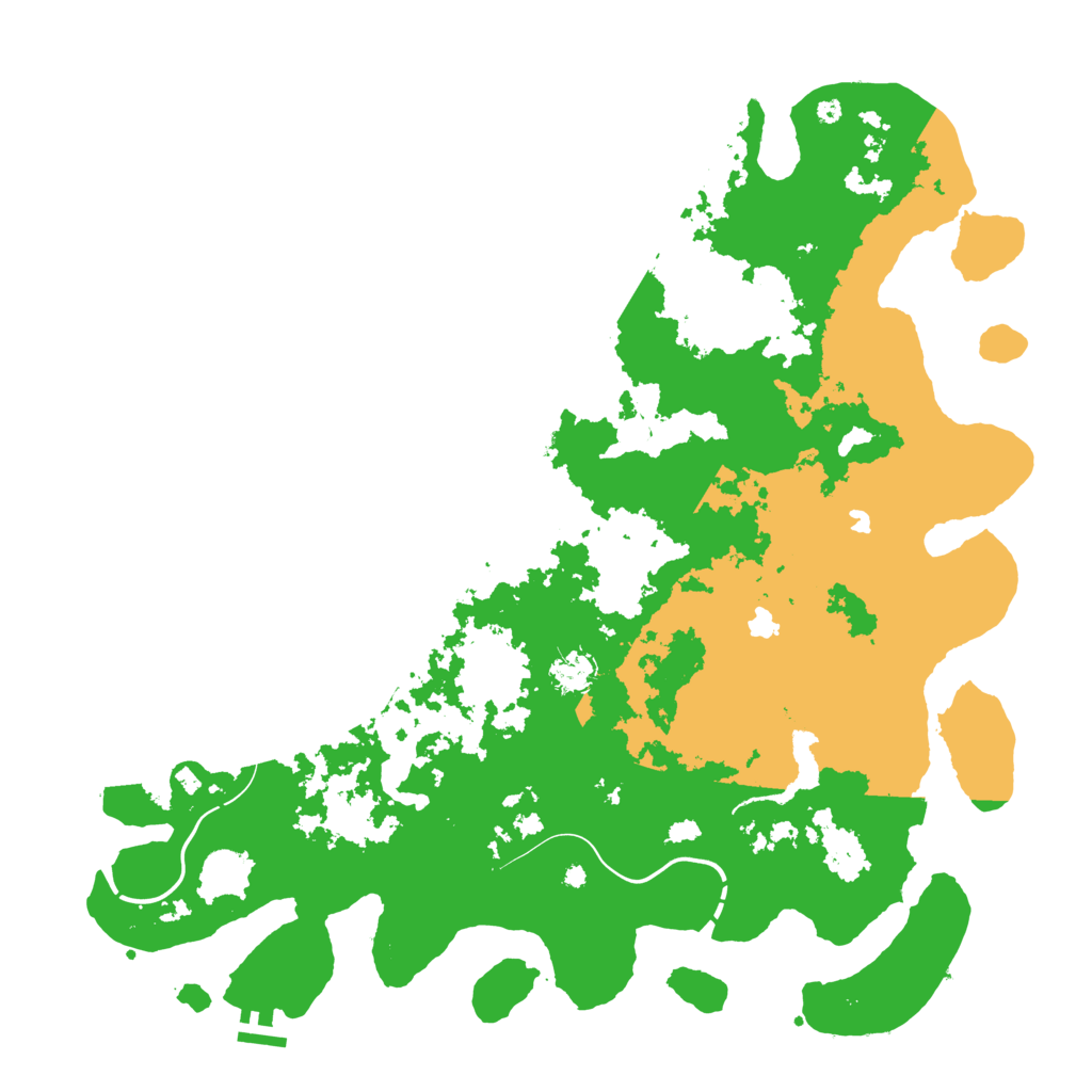 Biome Rust Map: Procedural Map, Size: 4500, Seed: 315321
