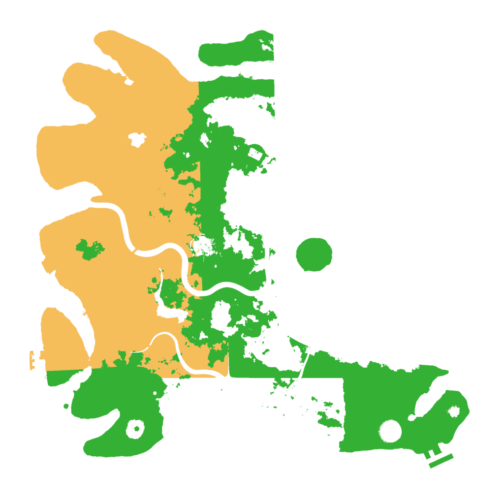 Biome Rust Map: Procedural Map, Size: 4000, Seed: 324234192