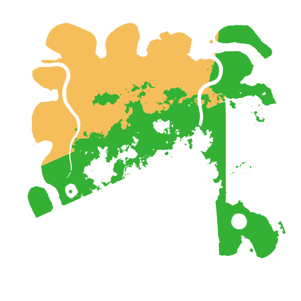 Biome Rust Map: Procedural Map, Size: 3500, Seed: 386854988