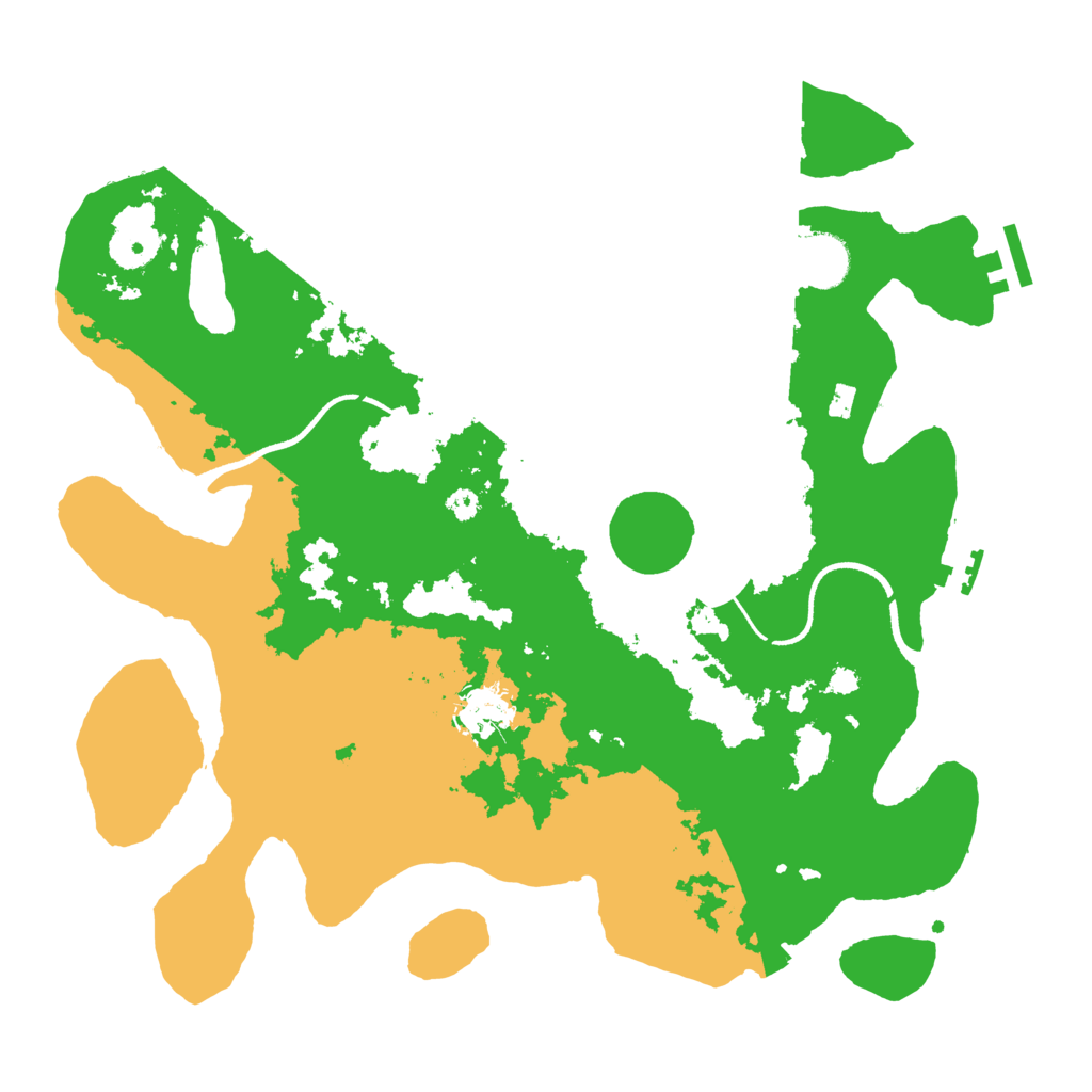 Biome Rust Map: Procedural Map, Size: 3500, Seed: 1456789