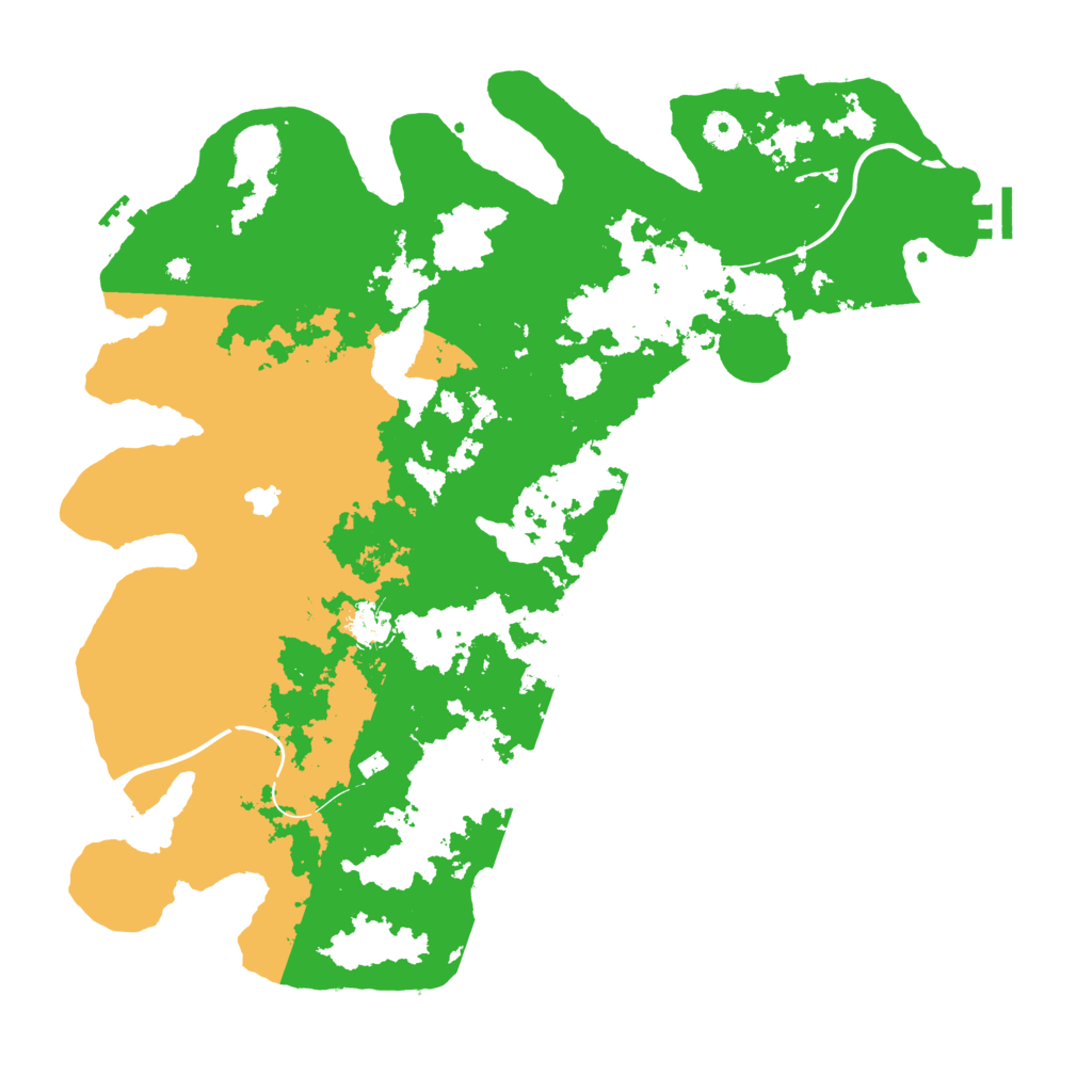 Biome Rust Map: Procedural Map, Size: 4250, Seed: 847937050