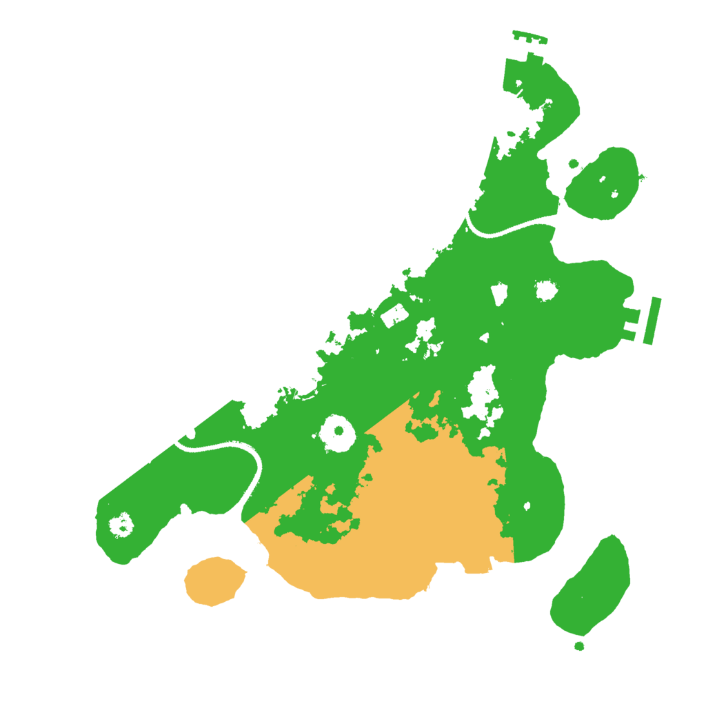 Biome Rust Map: Procedural Map, Size: 3000, Seed: 4536890
