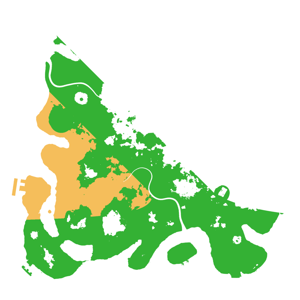 Biome Rust Map: Procedural Map, Size: 3500, Seed: 599481729