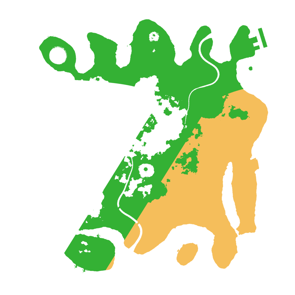 Biome Rust Map: Procedural Map, Size: 3000, Seed: 99475