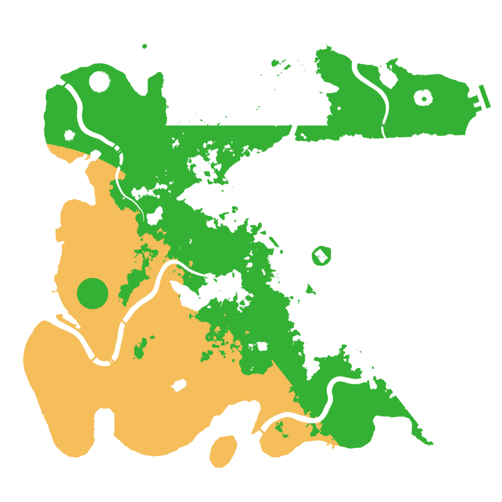 Biome Rust Map: Procedural Map, Size: 4250, Seed: 395777