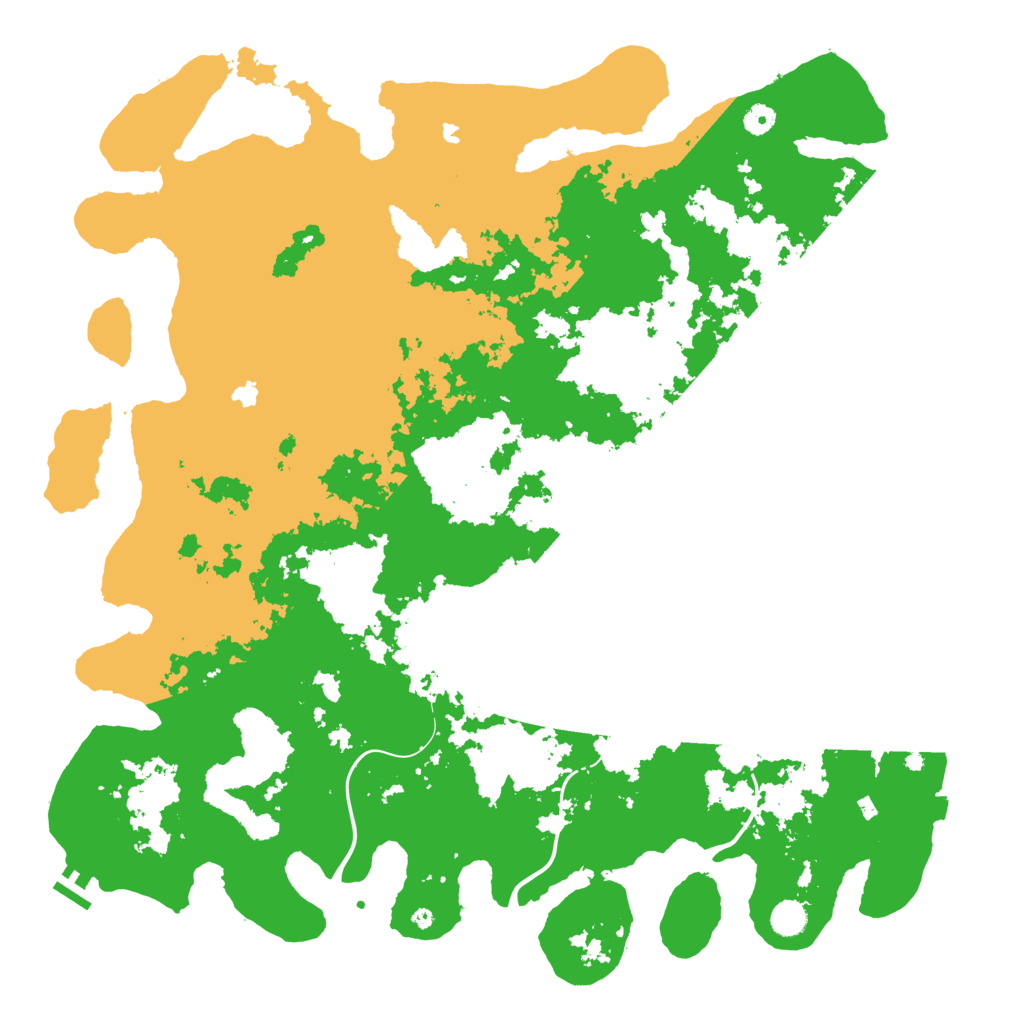 Biome Rust Map: Procedural Map, Size: 5000, Seed: 9347576