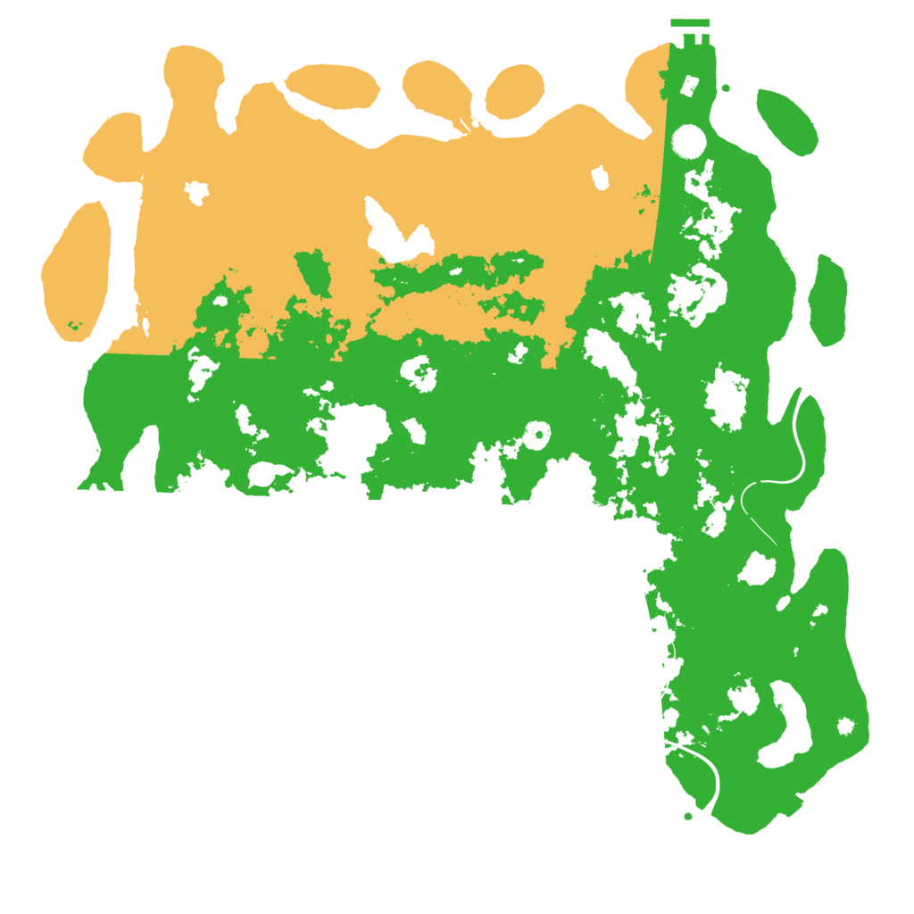 Biome Rust Map: Procedural Map, Size: 4750, Seed: 69686766