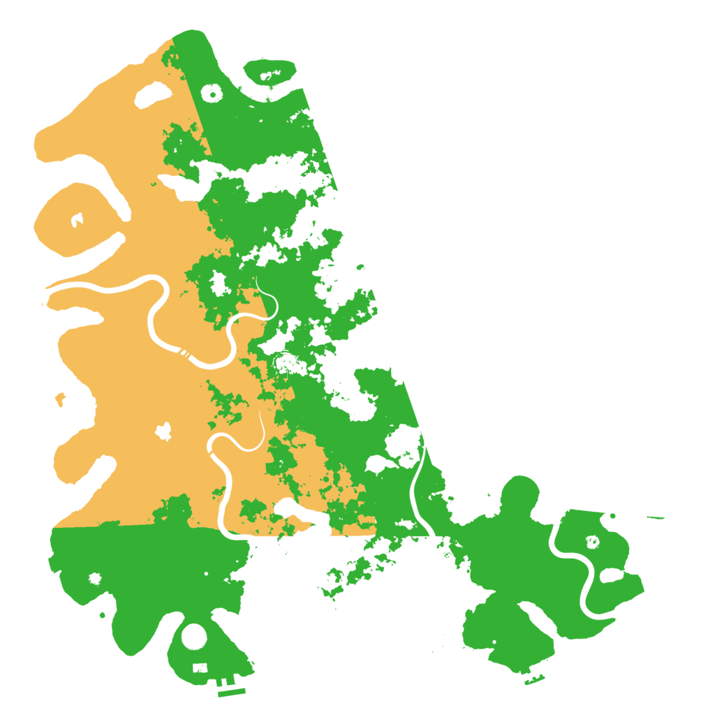 Biome Rust Map: Procedural Map, Size: 5250, Seed: 773276