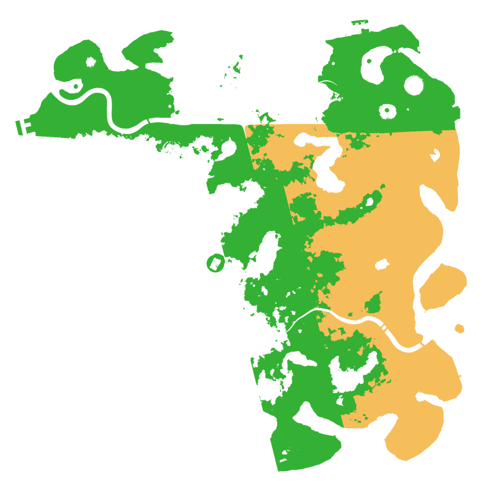 Biome Rust Map: Procedural Map, Size: 4500, Seed: 1344551611