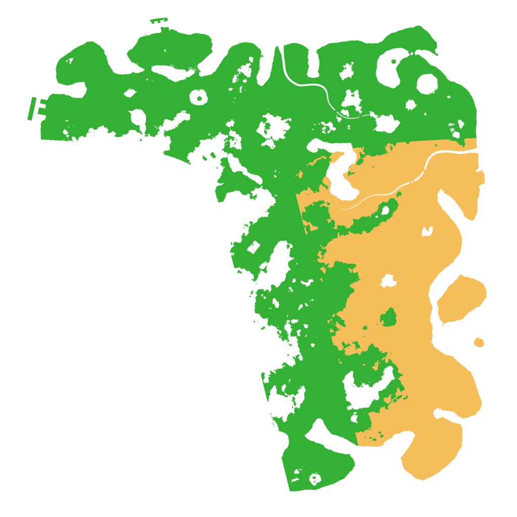 Biome Rust Map: Procedural Map, Size: 4500, Seed: 1344551611