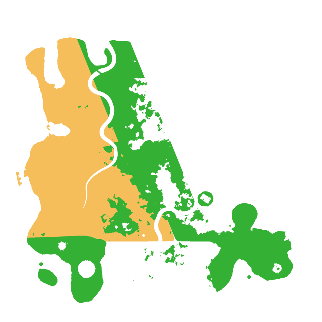 Biome Rust Map: Procedural Map, Size: 3500, Seed: 51515028