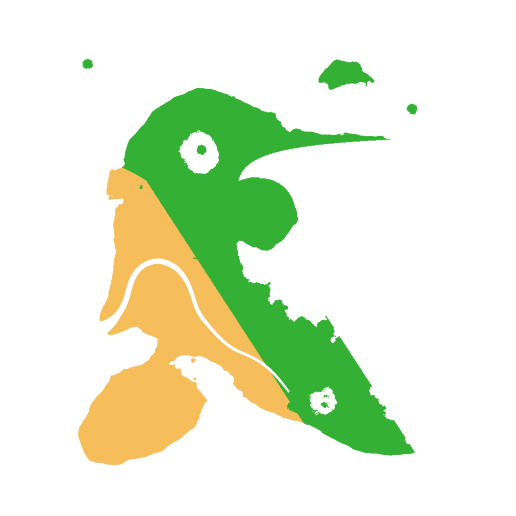 Biome Rust Map: Procedural Map, Size: 2000, Seed: 897654321