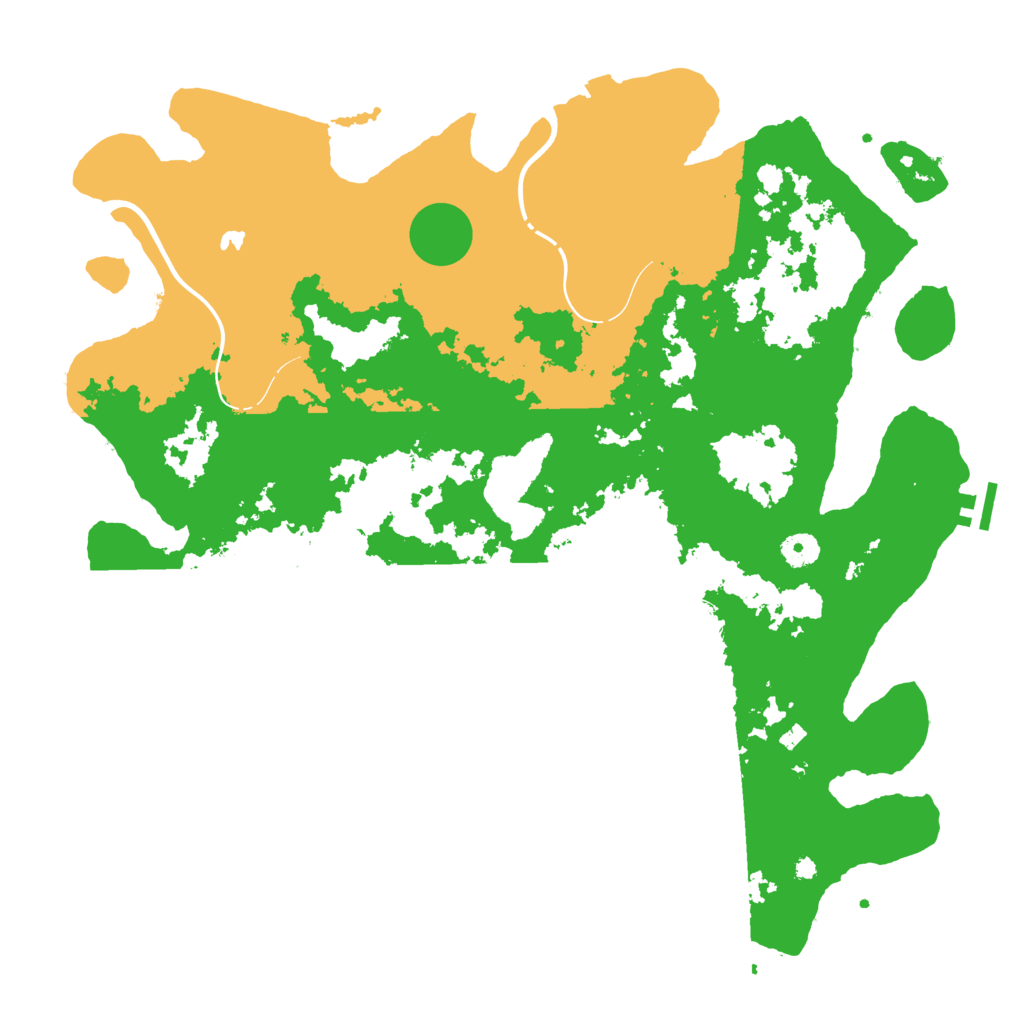 Biome Rust Map: Procedural Map, Size: 4300, Seed: 1156682849