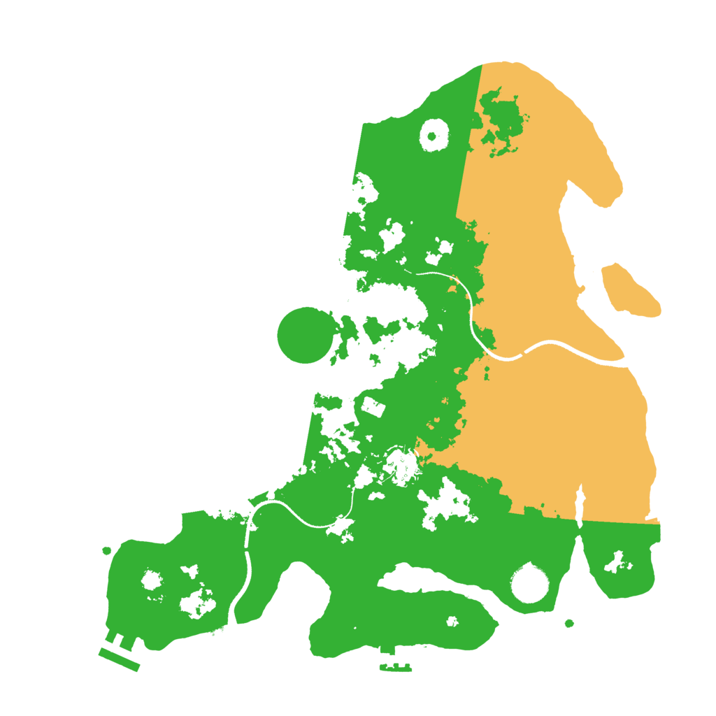 Biome Rust Map: Procedural Map, Size: 3400, Seed: 170000
