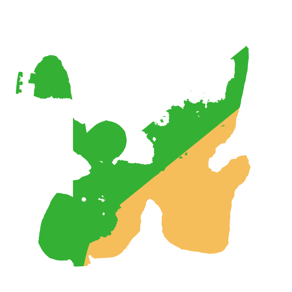 Biome Rust Map: Procedural Map, Size: 2000, Seed: 486311390