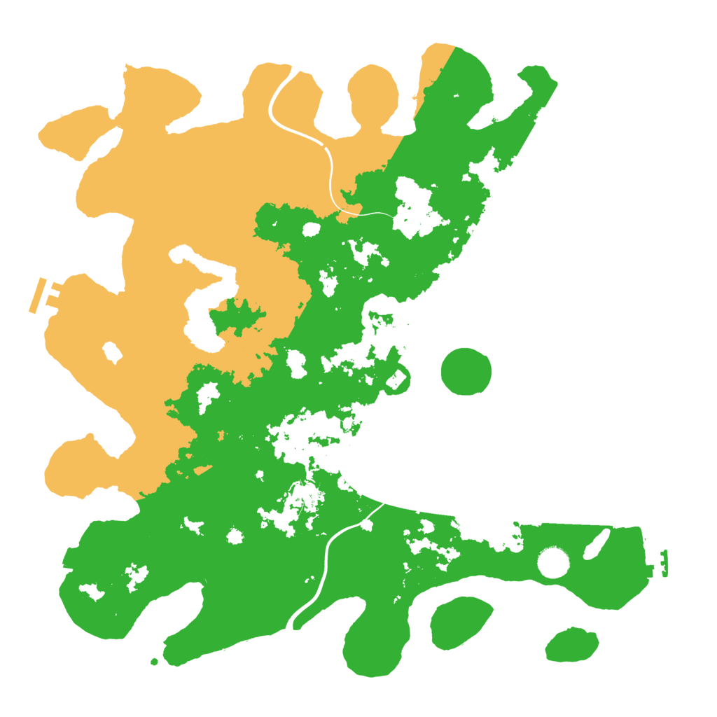 Biome Rust Map: Procedural Map, Size: 4000, Seed: 931215