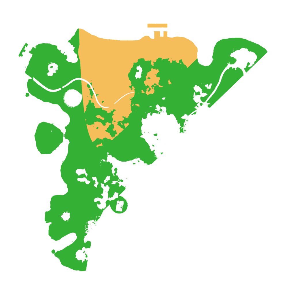 Biome Rust Map: Procedural Map, Size: 3000, Seed: 26652