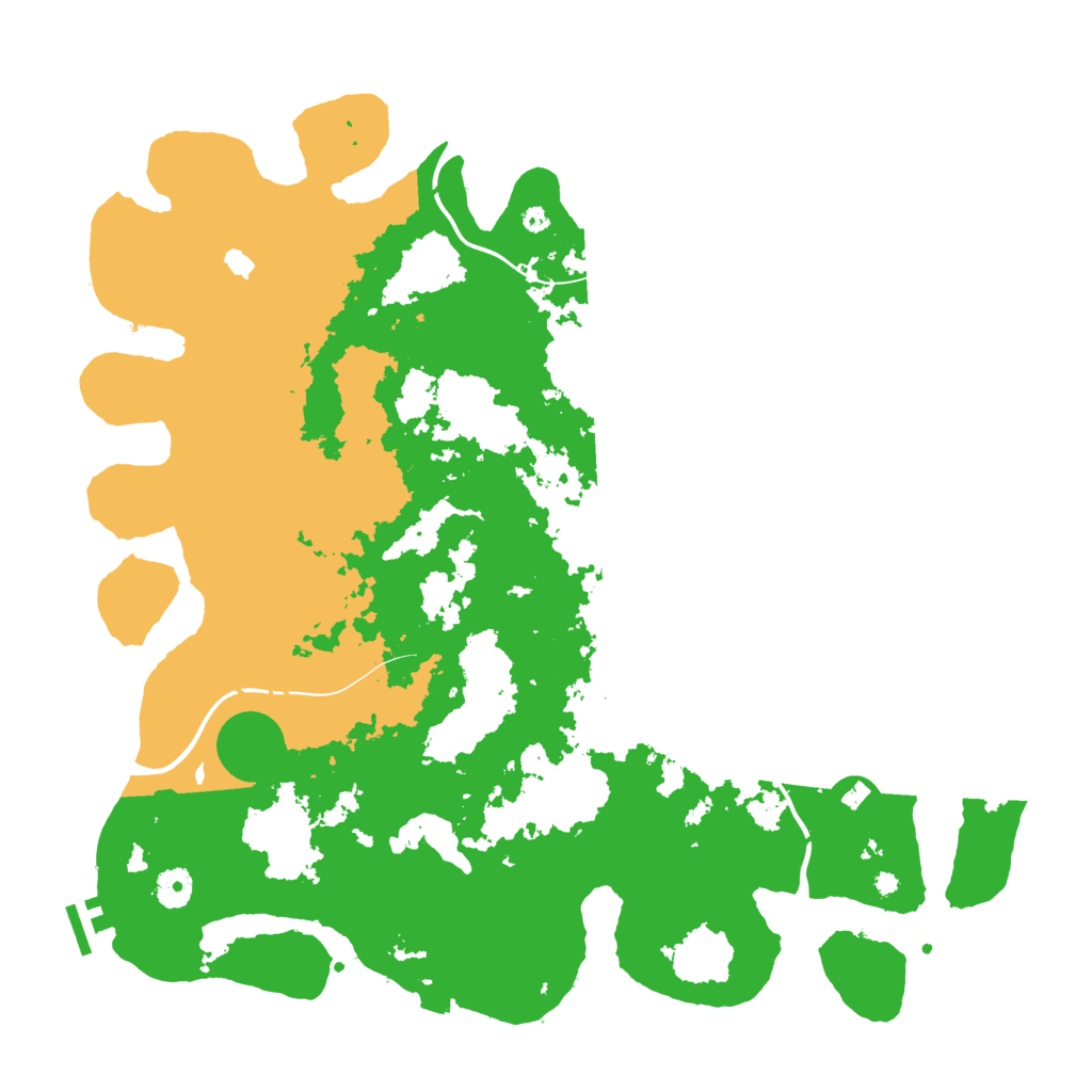 Biome Rust Map: Procedural Map, Size: 4250, Seed: 27153