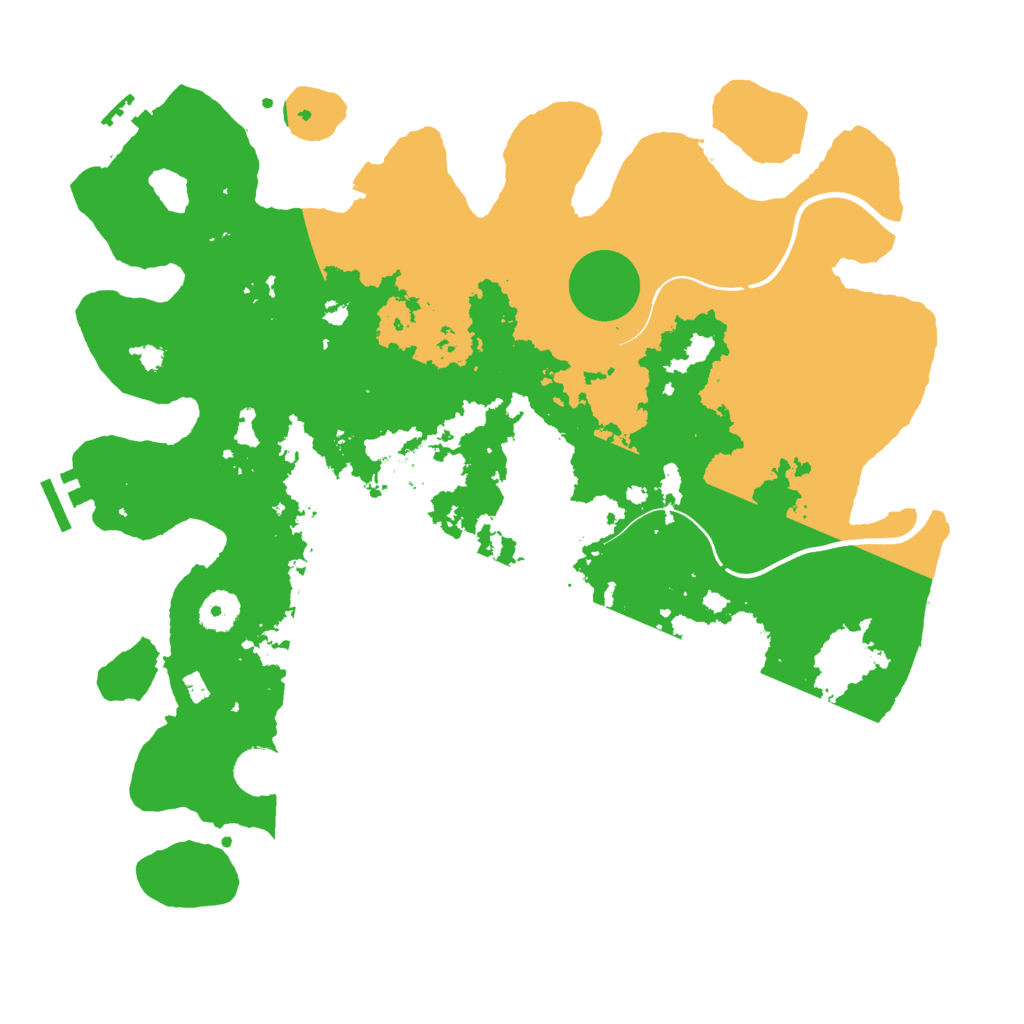 Biome Rust Map: Procedural Map, Size: 3800, Seed: 214560129