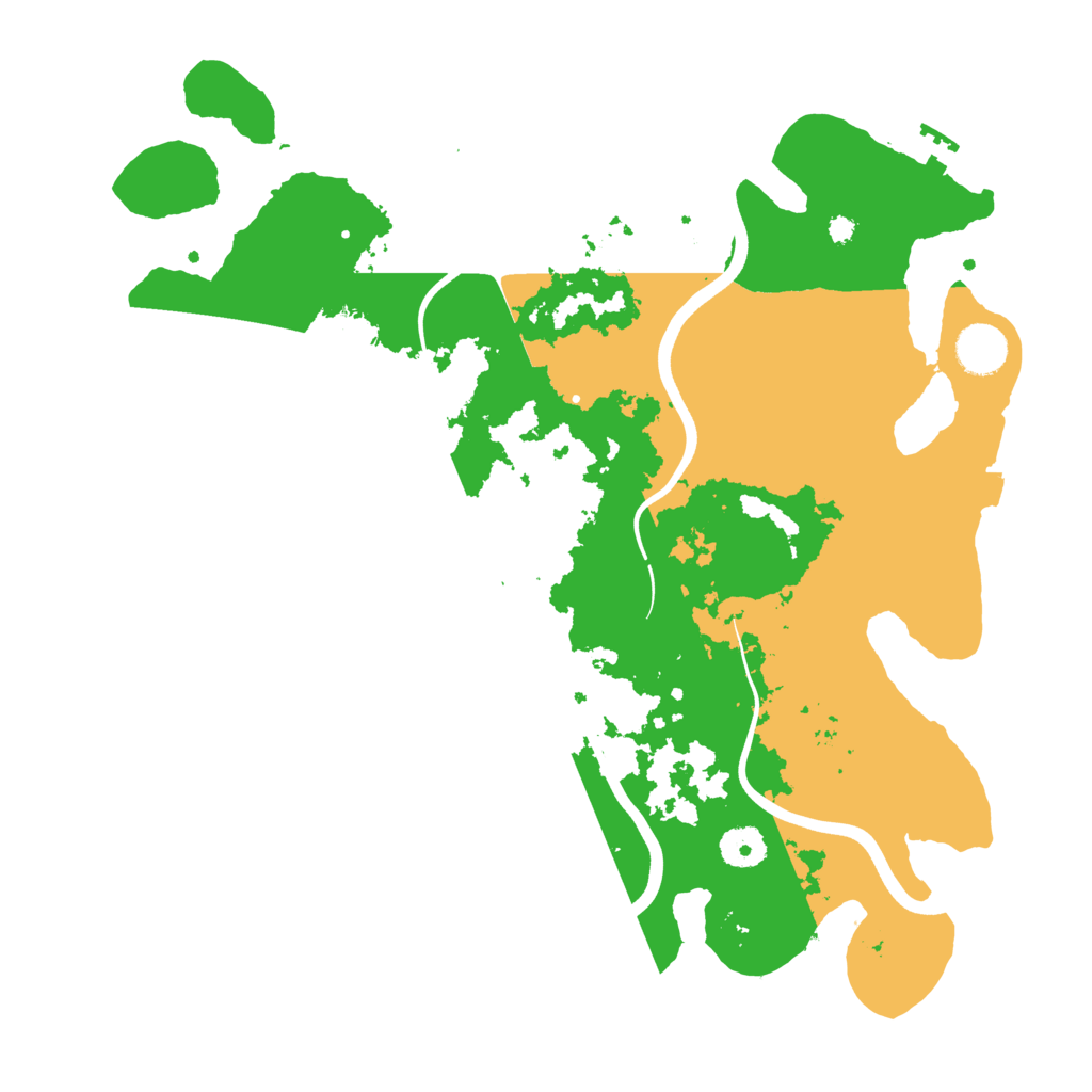 Biome Rust Map: Procedural Map, Size: 3750, Seed: 107498259