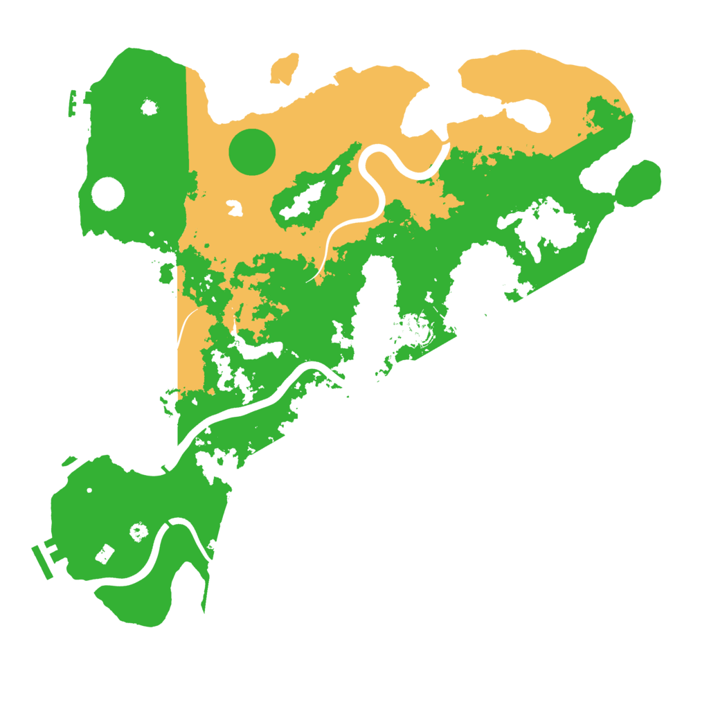 Biome Rust Map: Procedural Map, Size: 4000, Seed: 848945846