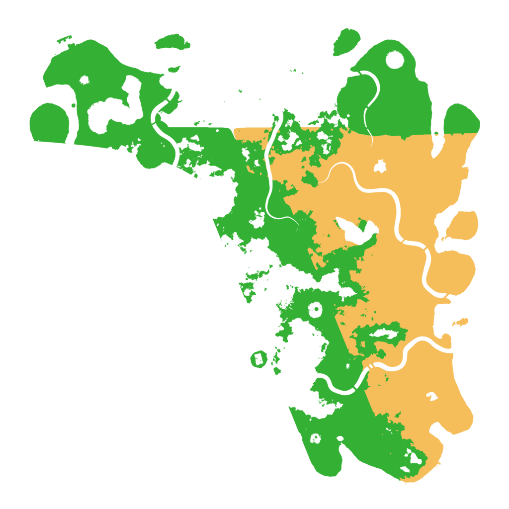 Biome Rust Map: Procedural Map, Size: 5000, Seed: 2108966391