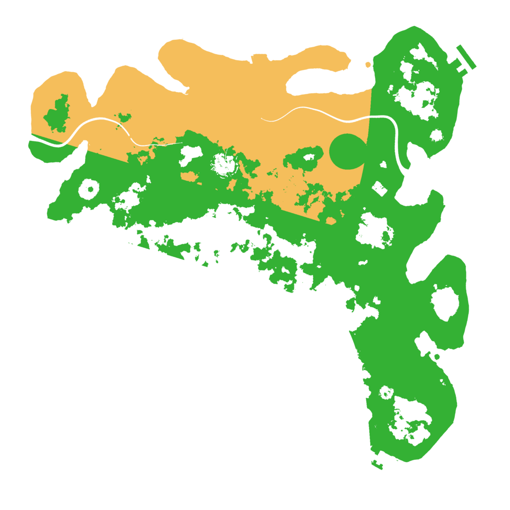 Biome Rust Map: Procedural Map, Size: 3750, Seed: 944005404